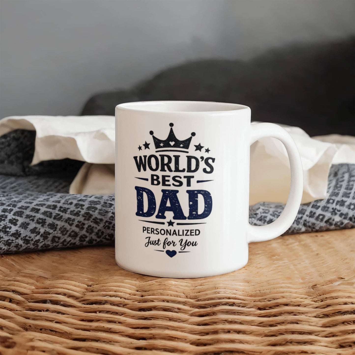 Best Dad Personalized Coffee Mug | Father's Day, Birthday & Christmas Gift