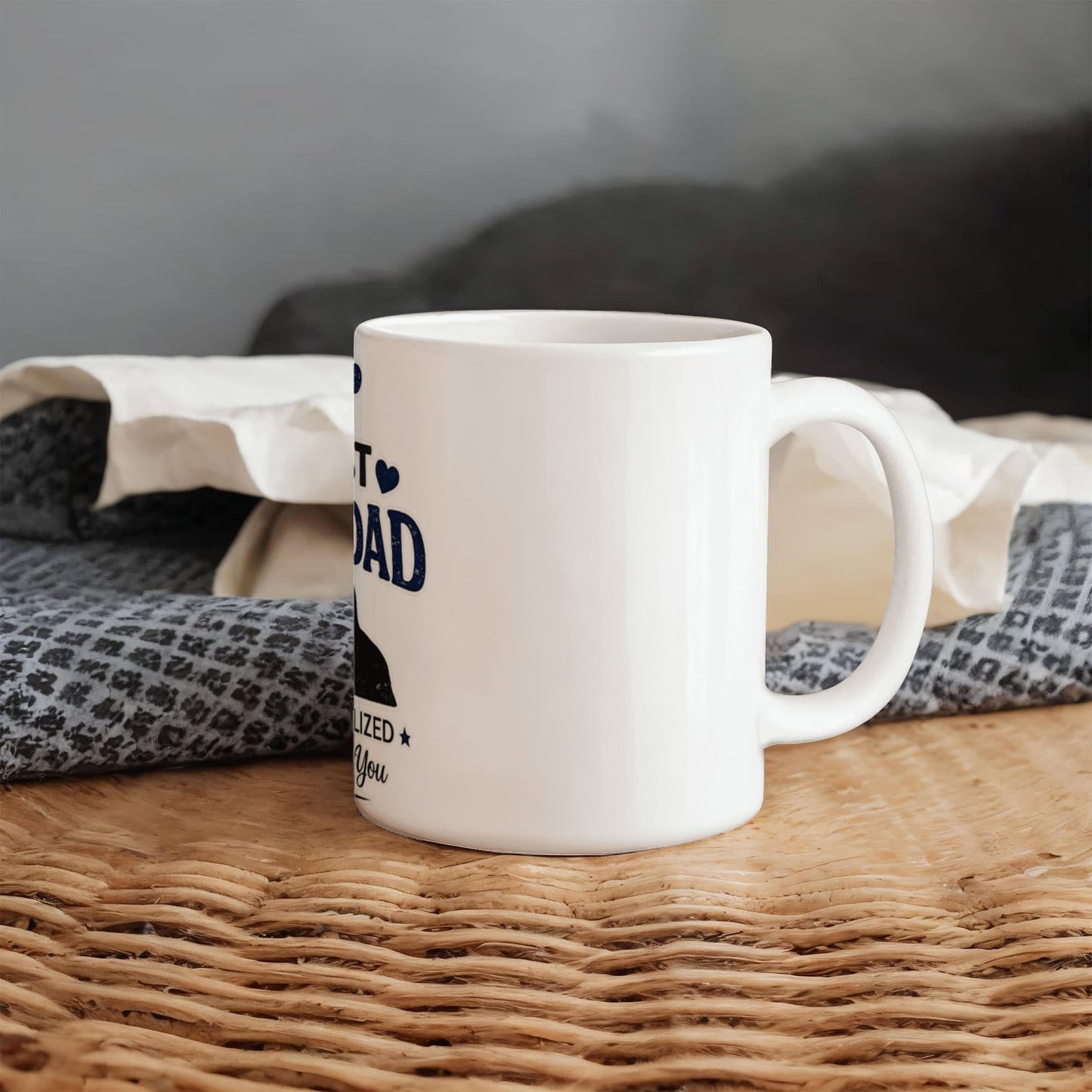 Best Dog Dad Personalized Coffee Mug | Gift for Dog Lovers
