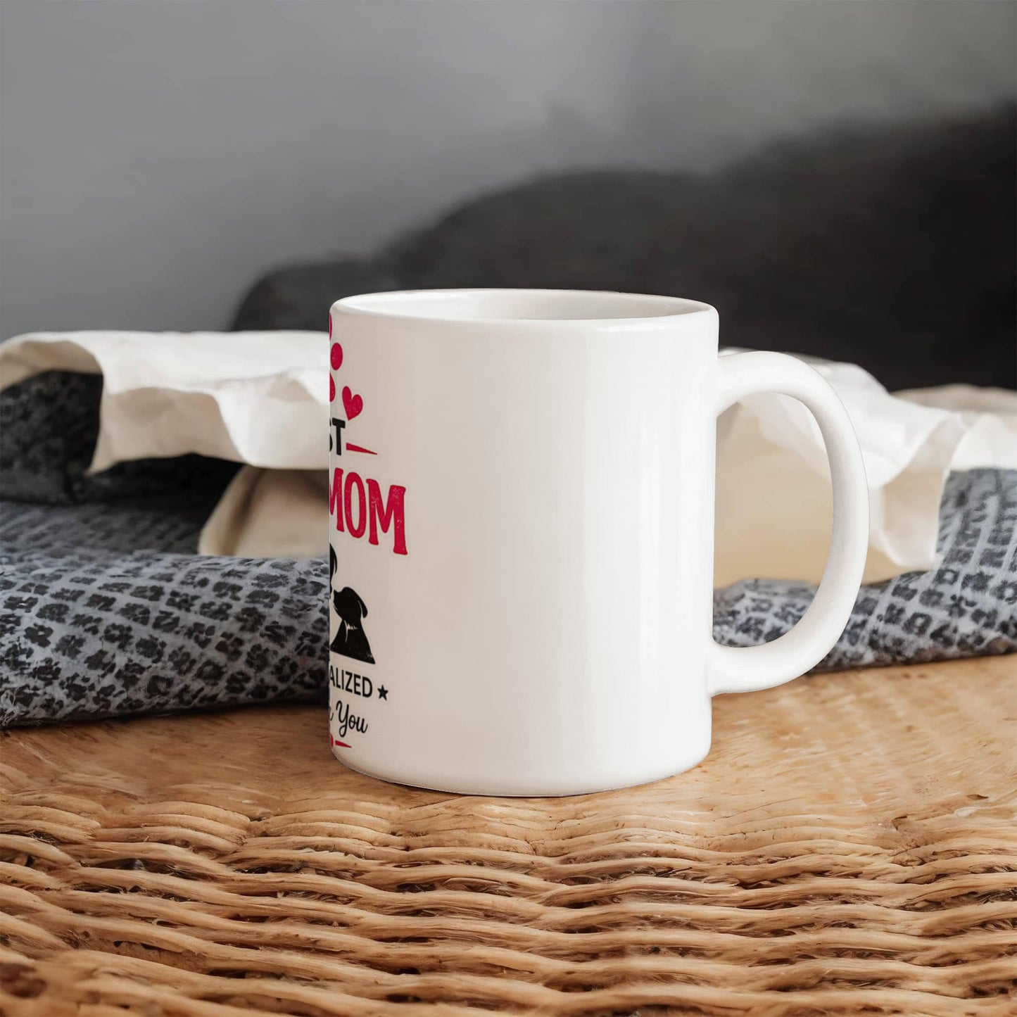 Best Dog Mom Personalized Coffee Mug | Gift for Dog Lovers