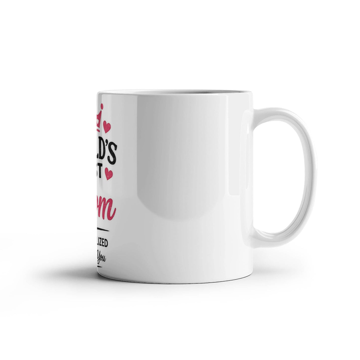 World's Best Mom Personalized Coffee Mug  Birthday, Mother's Day & Christmas Gift