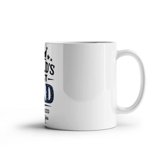 World's Best Dad Personalized Coffee Mug Father's Day. Birthday & Christmas Gift's