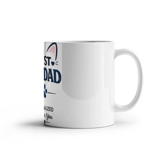 Best Cat Dad Personalized Coffee Mug | Gift for Cat Lovers