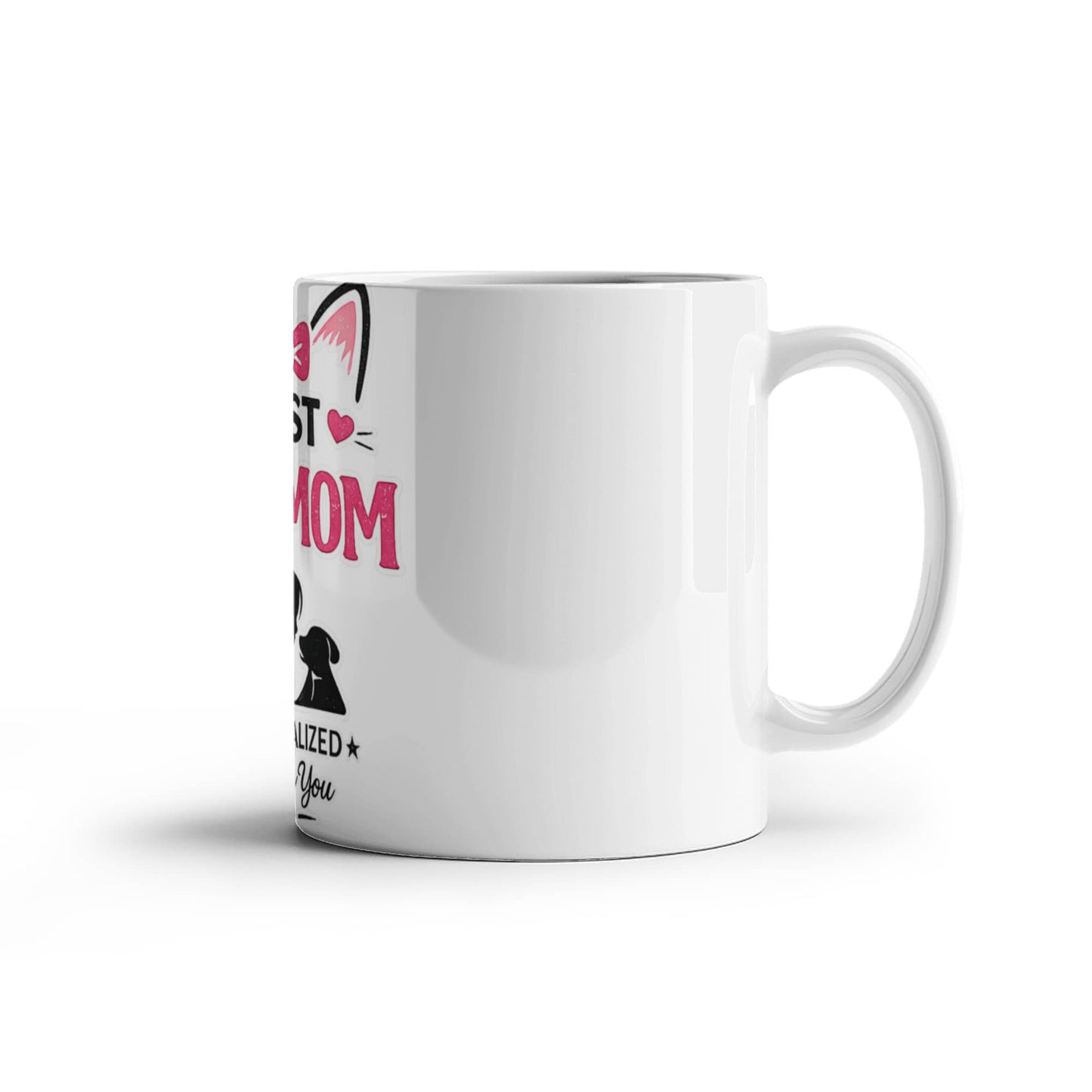 Best Cat Mom Personalized Coffee Mug | Gift for Cat Lovers