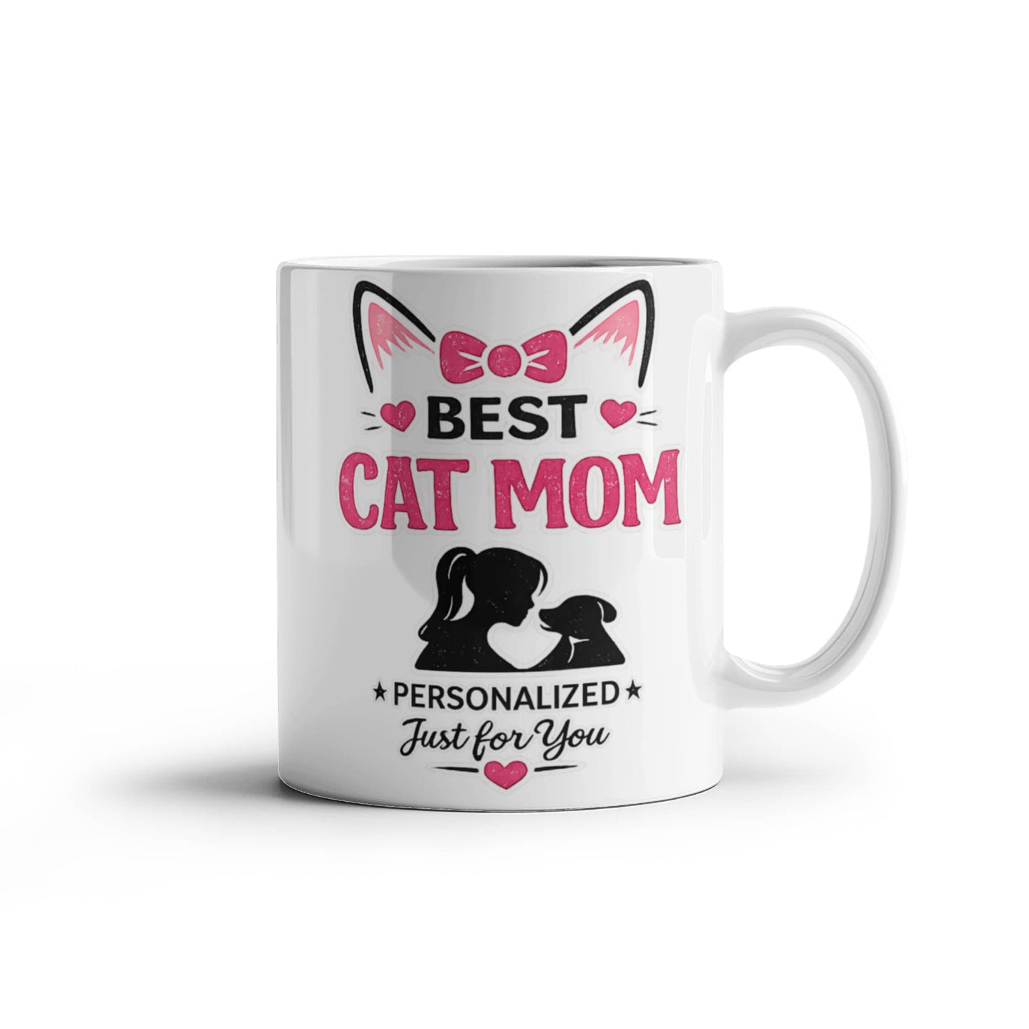 Best Cat Mom Personalized Mug