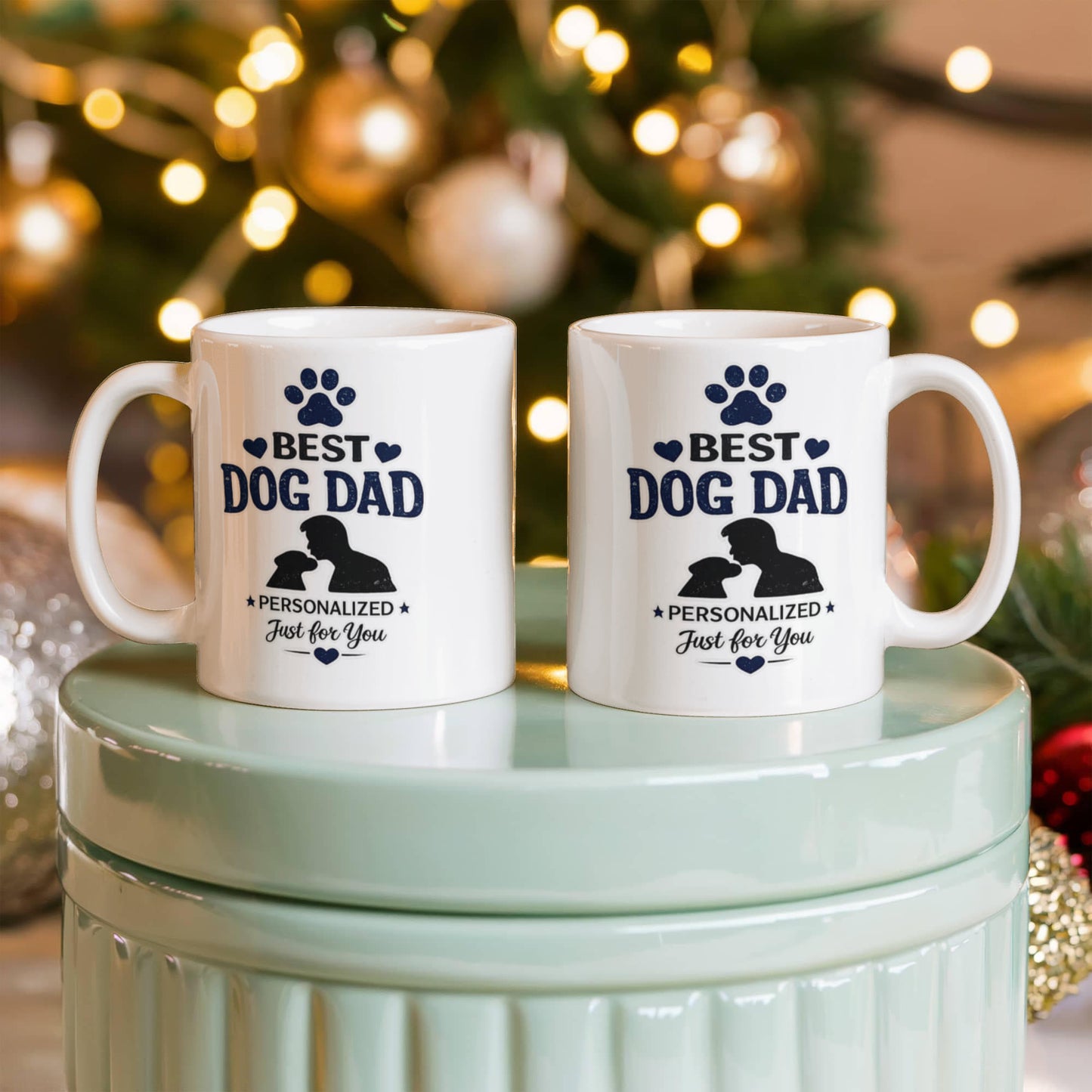 Best Dog Dad Personalized Coffee Mug | Gift for Dog Lovers