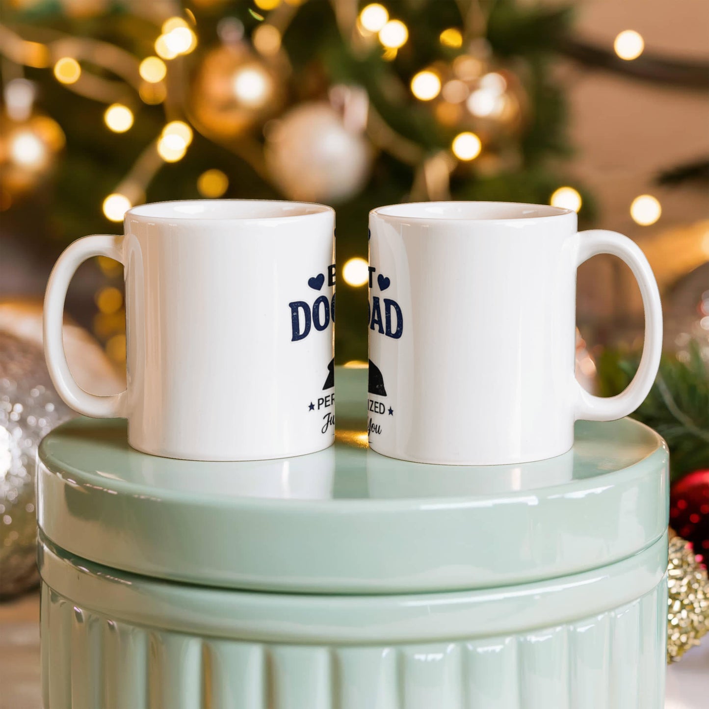 Best Dog Dad Personalized Coffee Mug | Gift for Dog Lovers