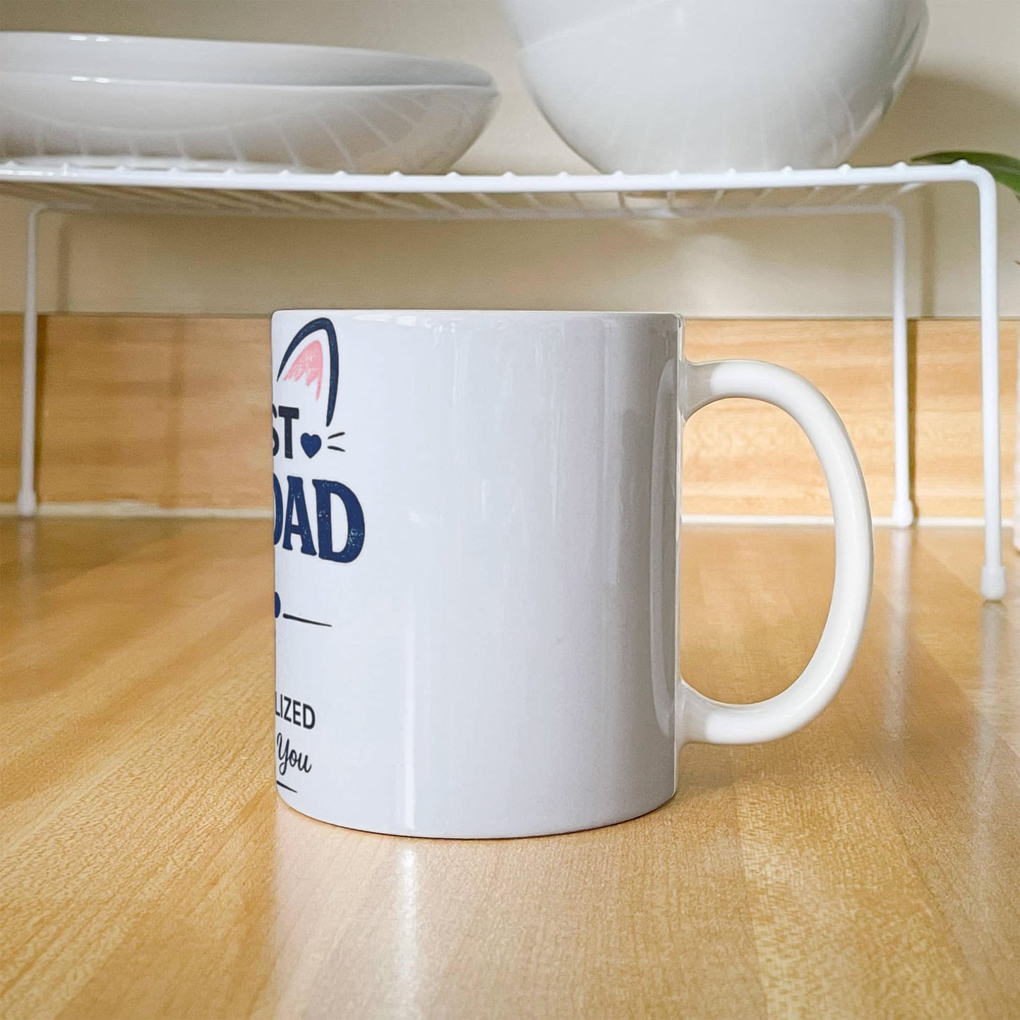 Best Cat Dad Personalized Coffee Mug | Gift for Cat Lovers
