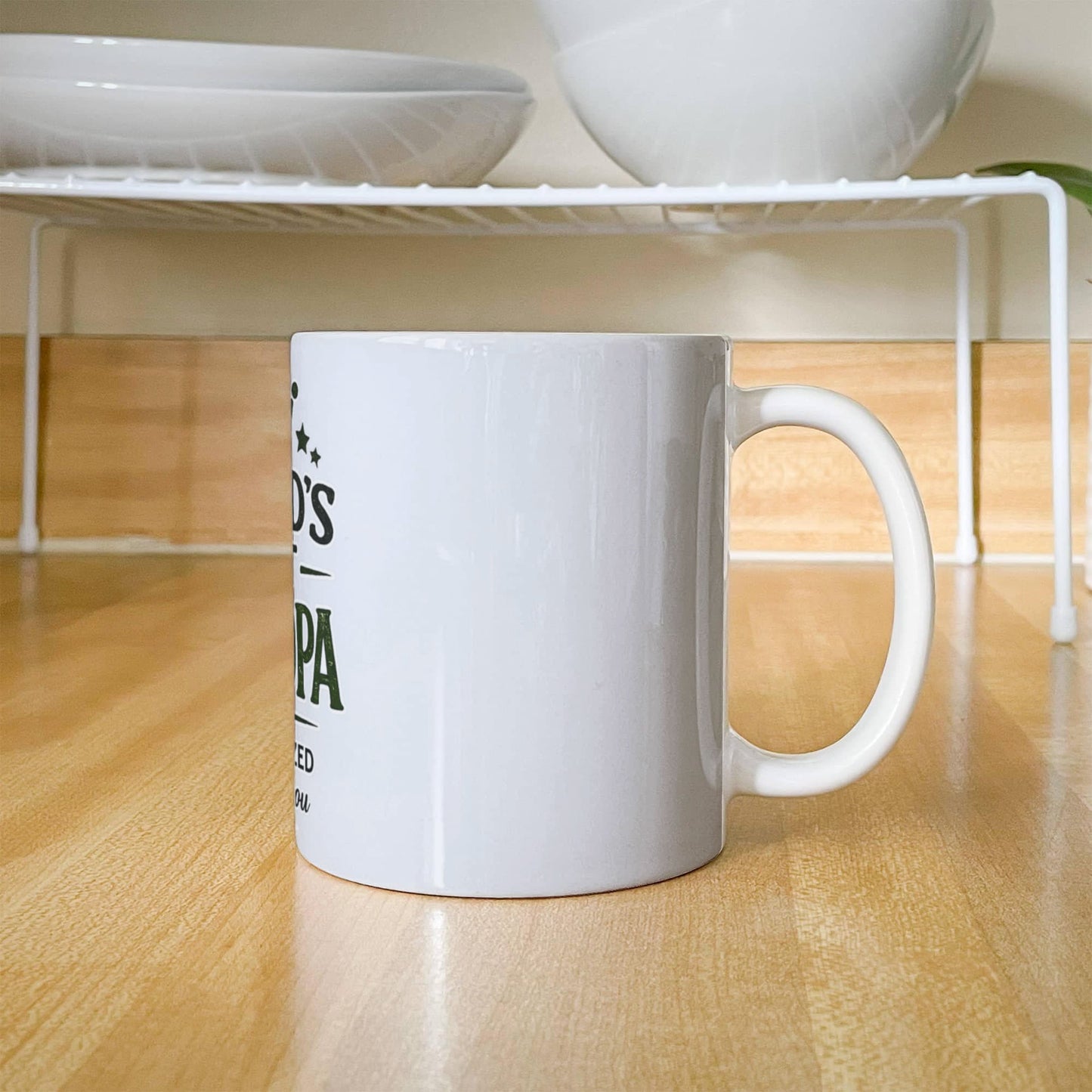 World's Best Grandpa Personalized Coffee Mug | Birthday, Grandparents Day & Christmas Gift
