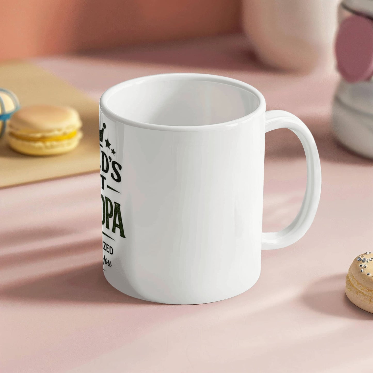 World's Best Grandpa Personalized Coffee Mug | Birthday, Grandparents Day & Christmas Gift
