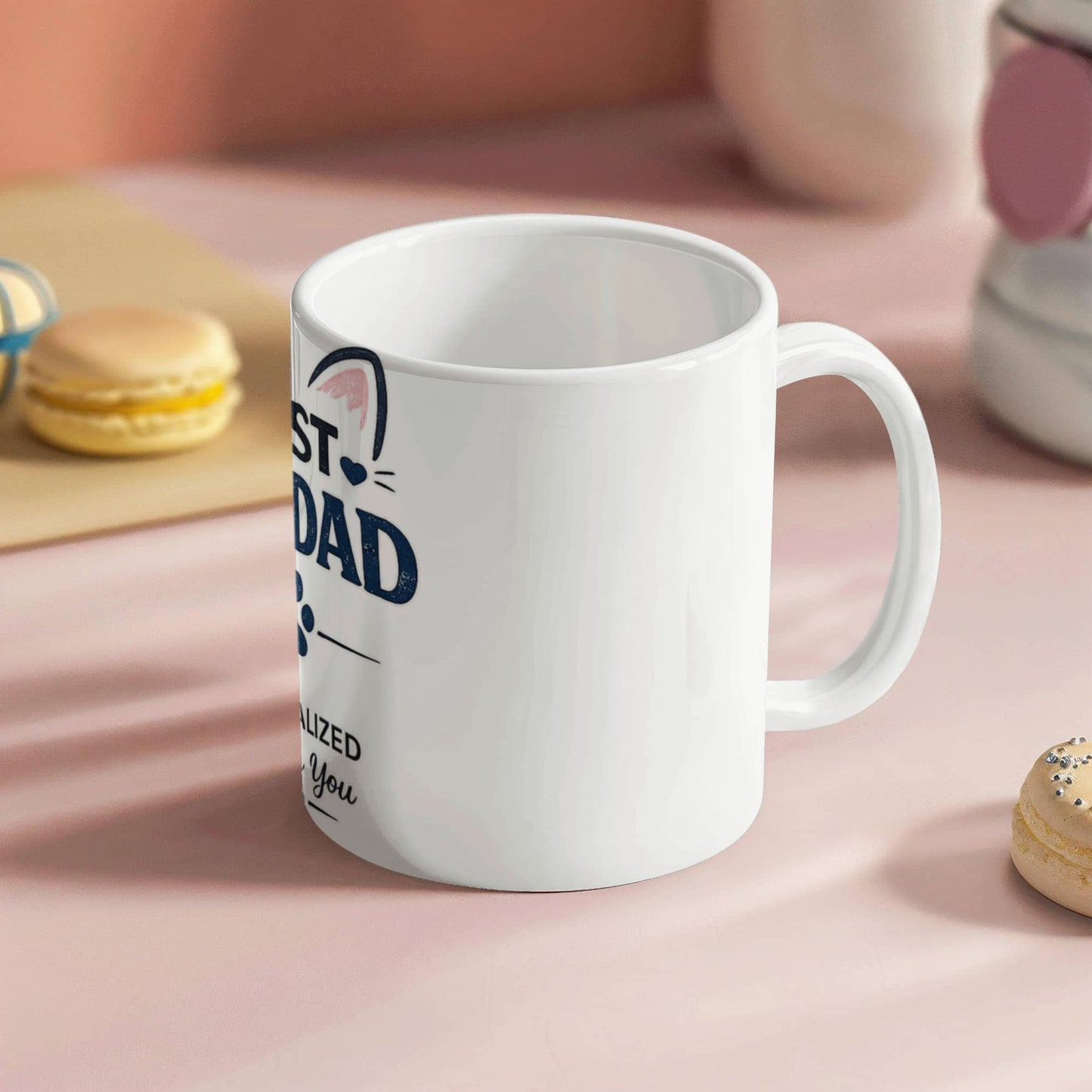 Best Cat Dad Personalized Coffee Mug | Gift for Cat Lovers
