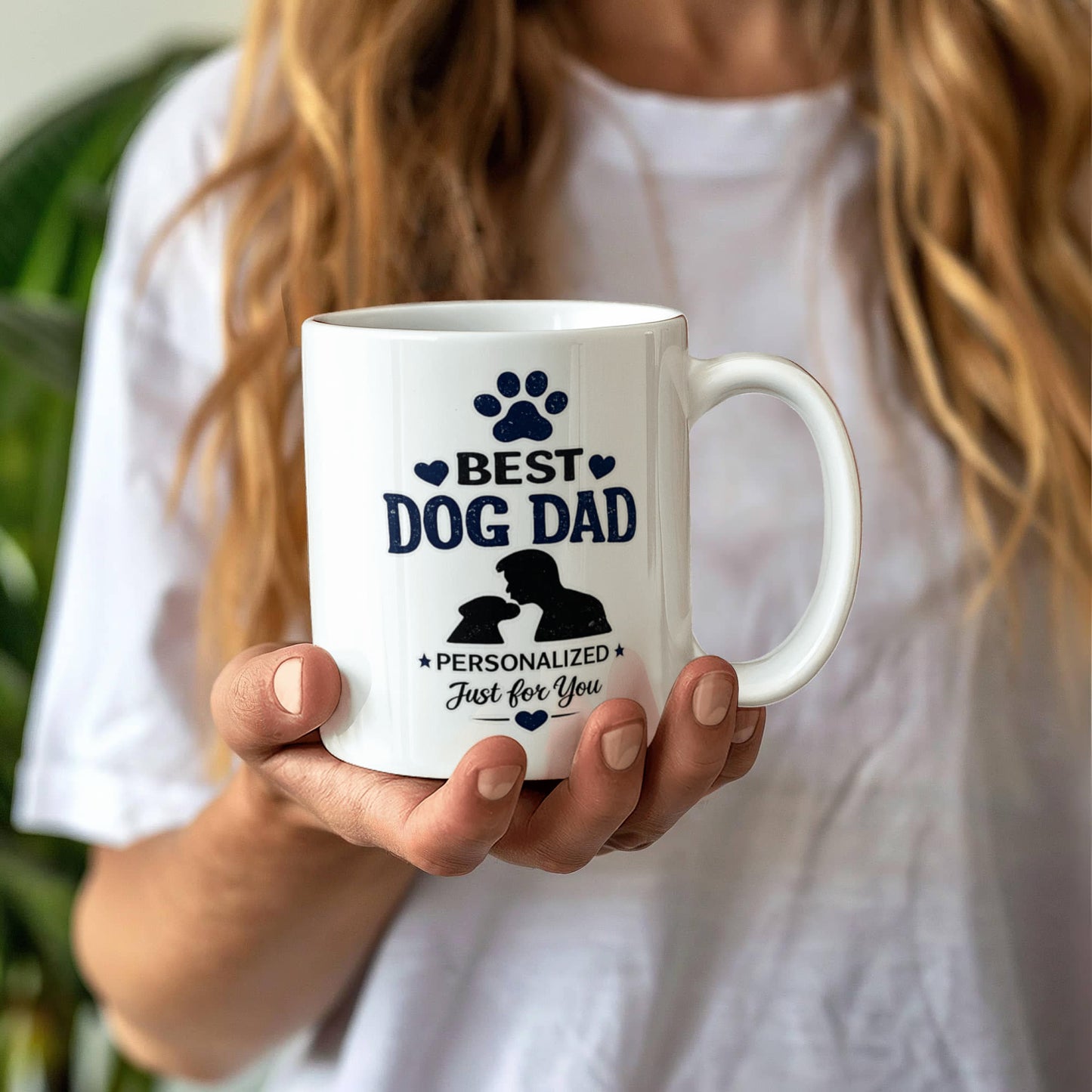 Best Dog Dad Personalized Coffee Mug | Gift for Dog Lovers