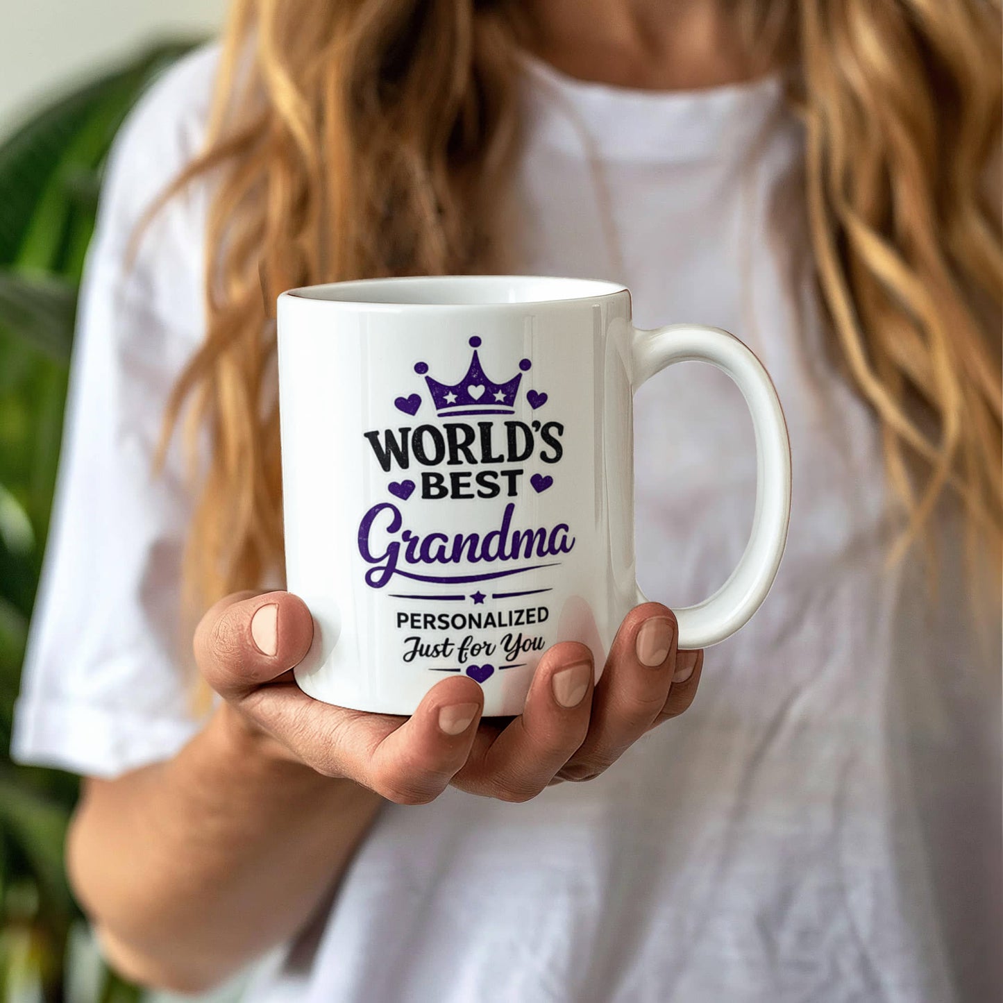 World's Best Grandma Personalized Coffee Mug | Birthday, Grandma Day & Christmas Gift