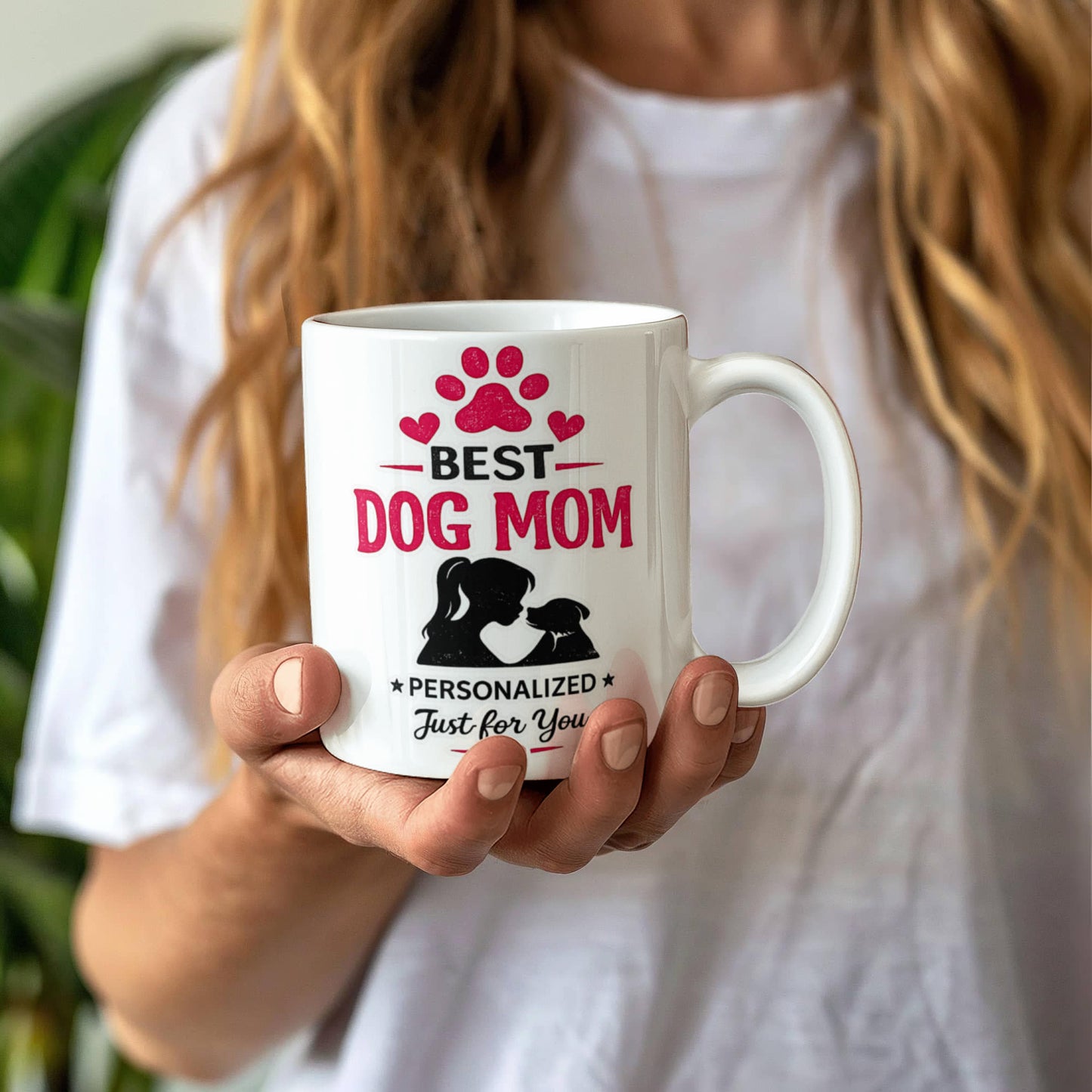 Best Dog Mom Personalized Coffee Mug | Gift for Dog Lovers