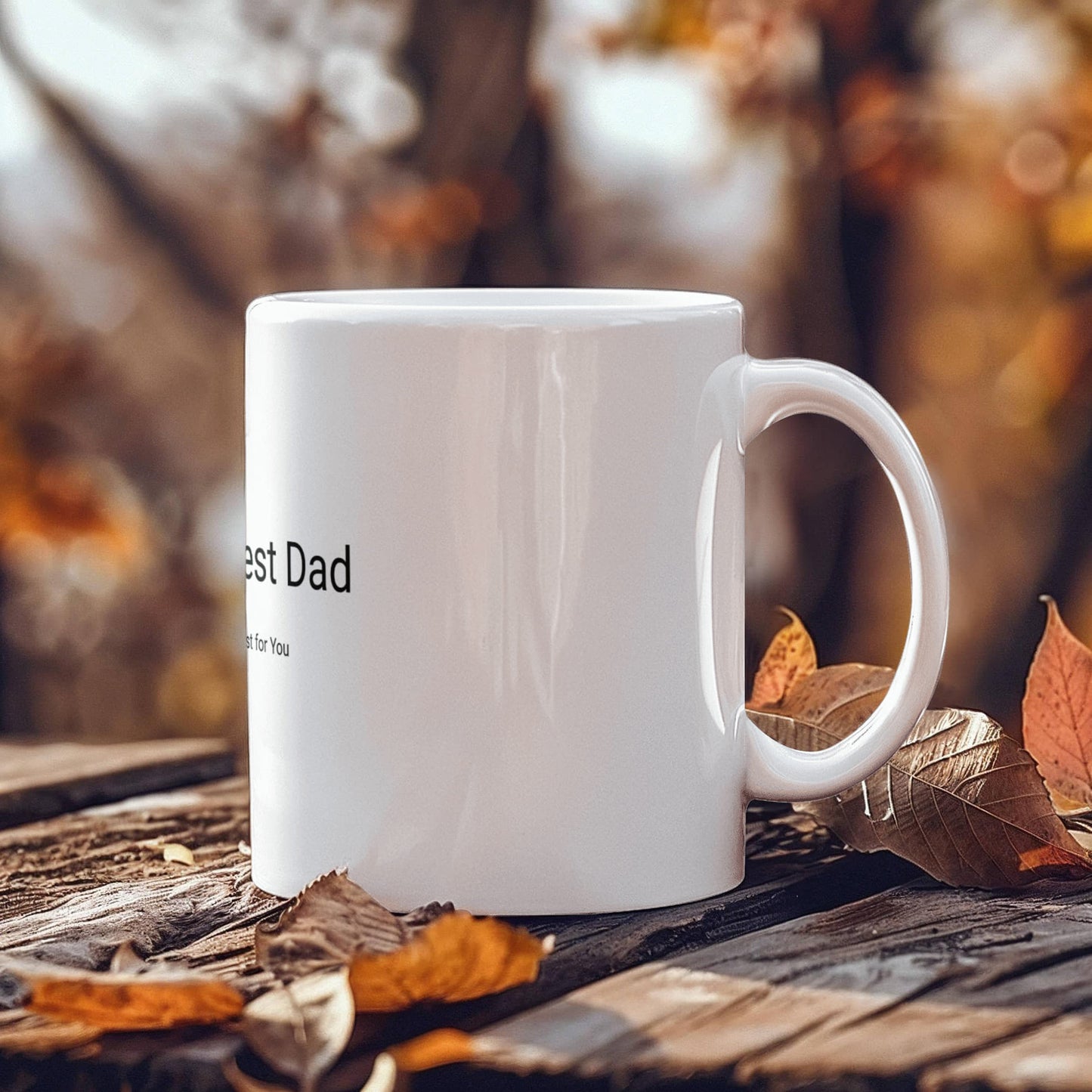 World's Best Dad Personalized Coffee Mug  Custom Gift for Dad  11 oz & 15oz