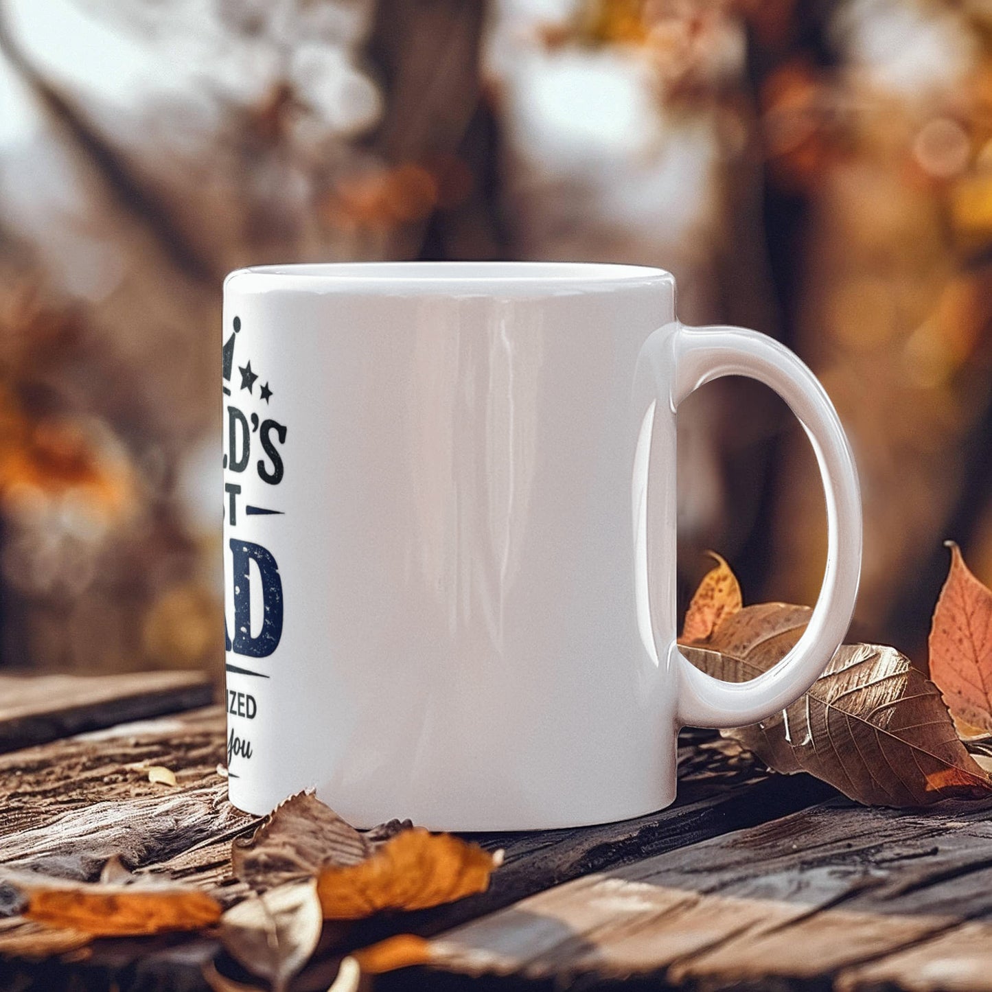 World's Best Dad Personalized Coffee Mug Father's Day. Birthday & Christmas Gift's