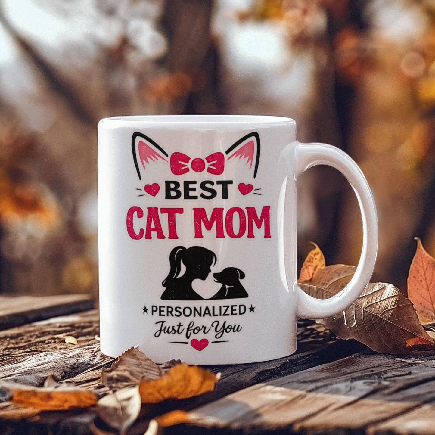 Best Cat Mom Personalized Mug