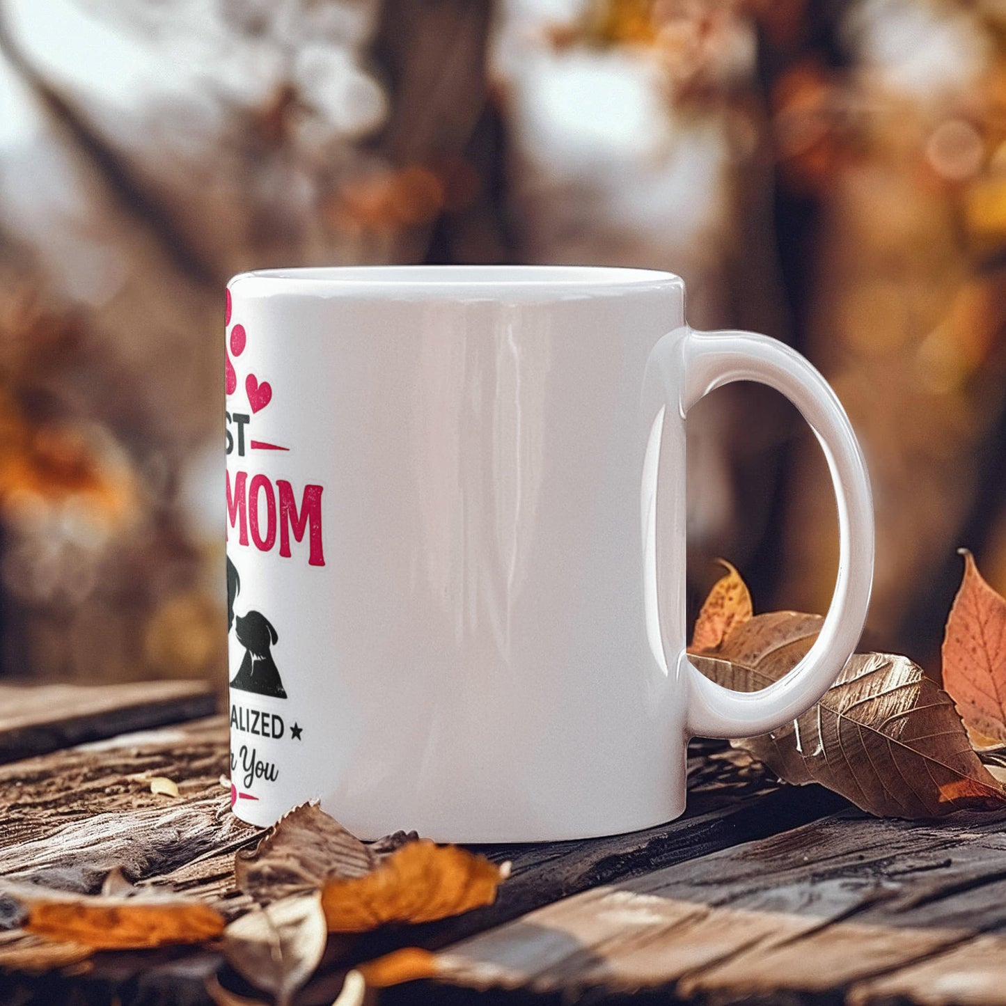 Best Dog Mom Personalized Coffee Mug | Gift for Dog Lovers