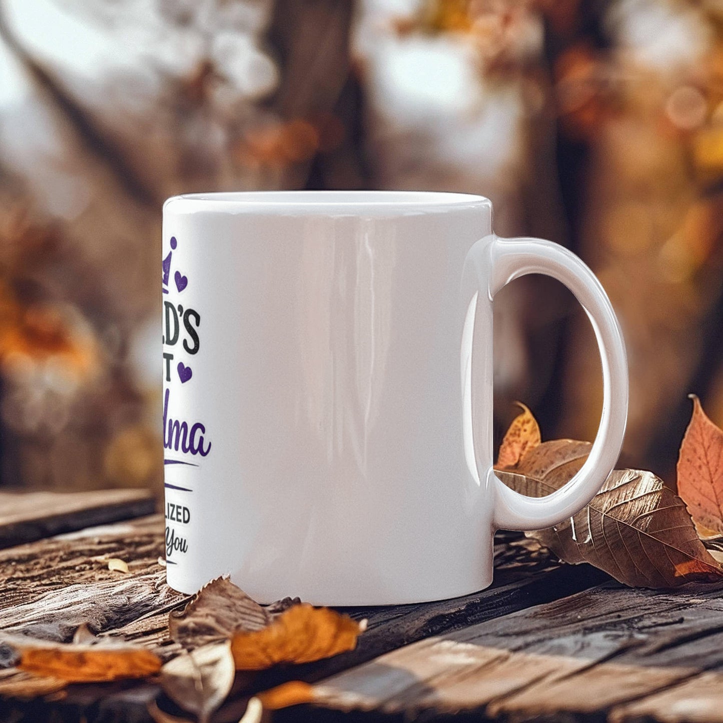 World's Best Grandma Personalized Coffee Mug | Personalized Gift for Grandma