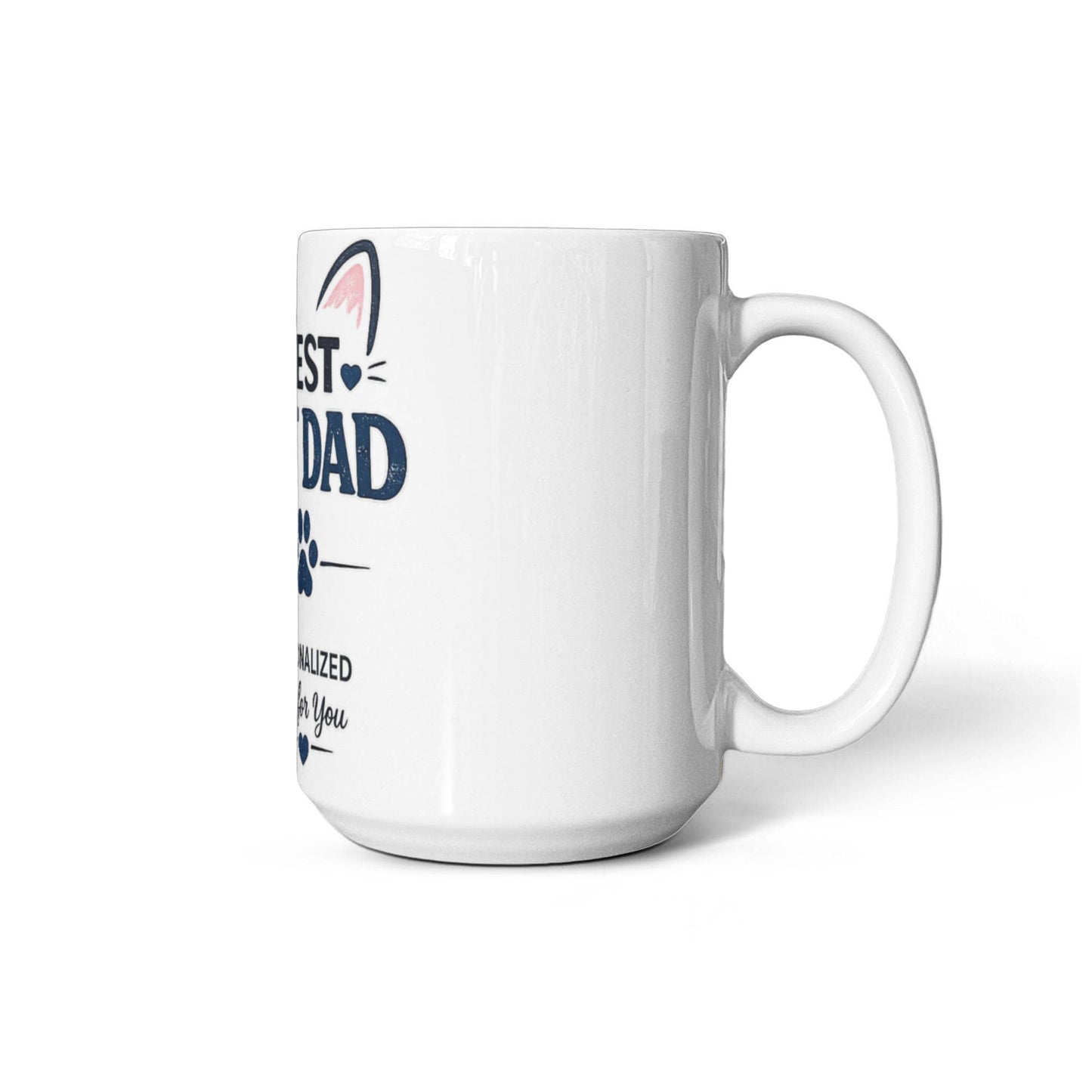 Best Cat Dad Personalized Coffee Mug | Gift for Cat Lovers
