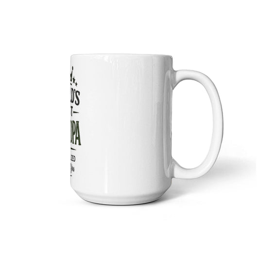 World's Best Grandpa Personalized Coffee Mug | Birthday, Grandparents Day & Christmas Gift