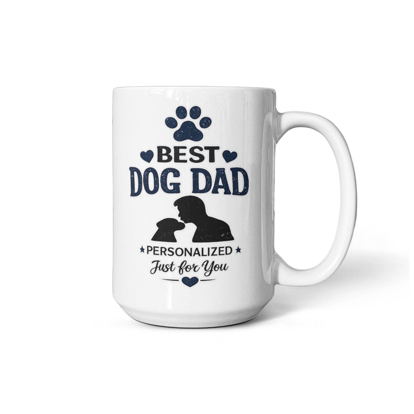 Best Dog Dad Personalized Coffee Mug | Gift for Dog Lovers