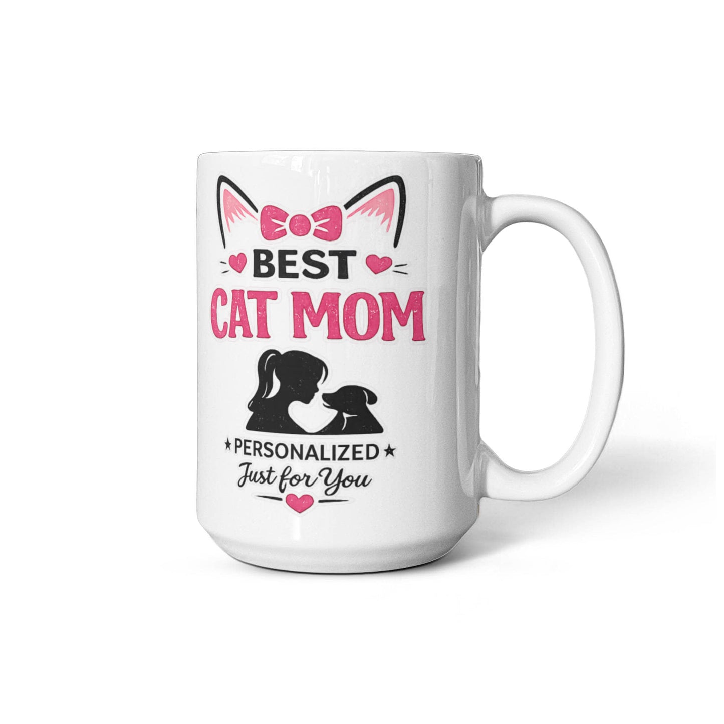 Best Cat Mom Personalized Mug