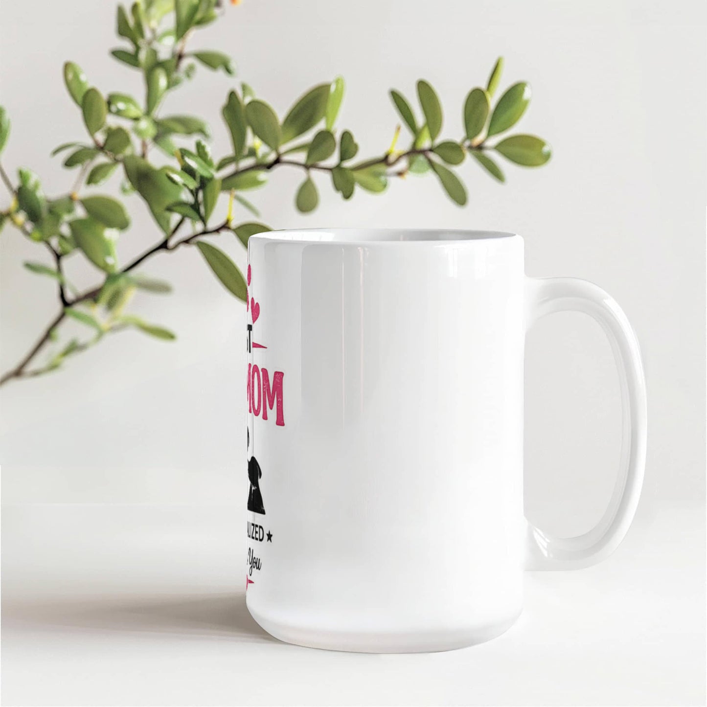Best Dog Mom Personalized Coffee Mug | Gift for Dog Lovers