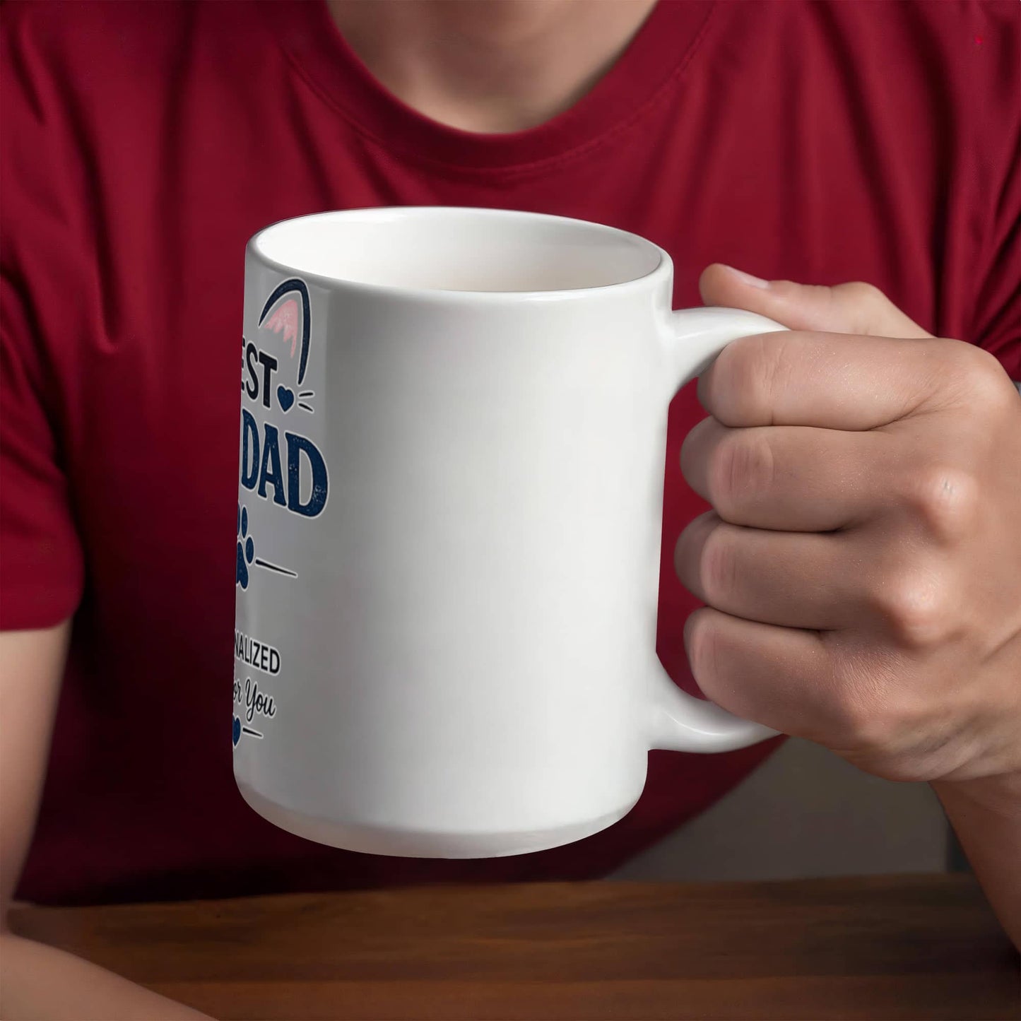 Best Cat Dad Personalized Coffee Mug | Gift for Cat Lovers