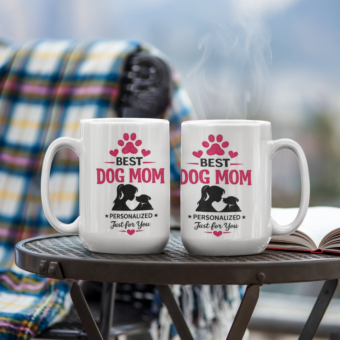 Best Dog Mom Personalized Coffee Mug | Gift for Dog Lovers