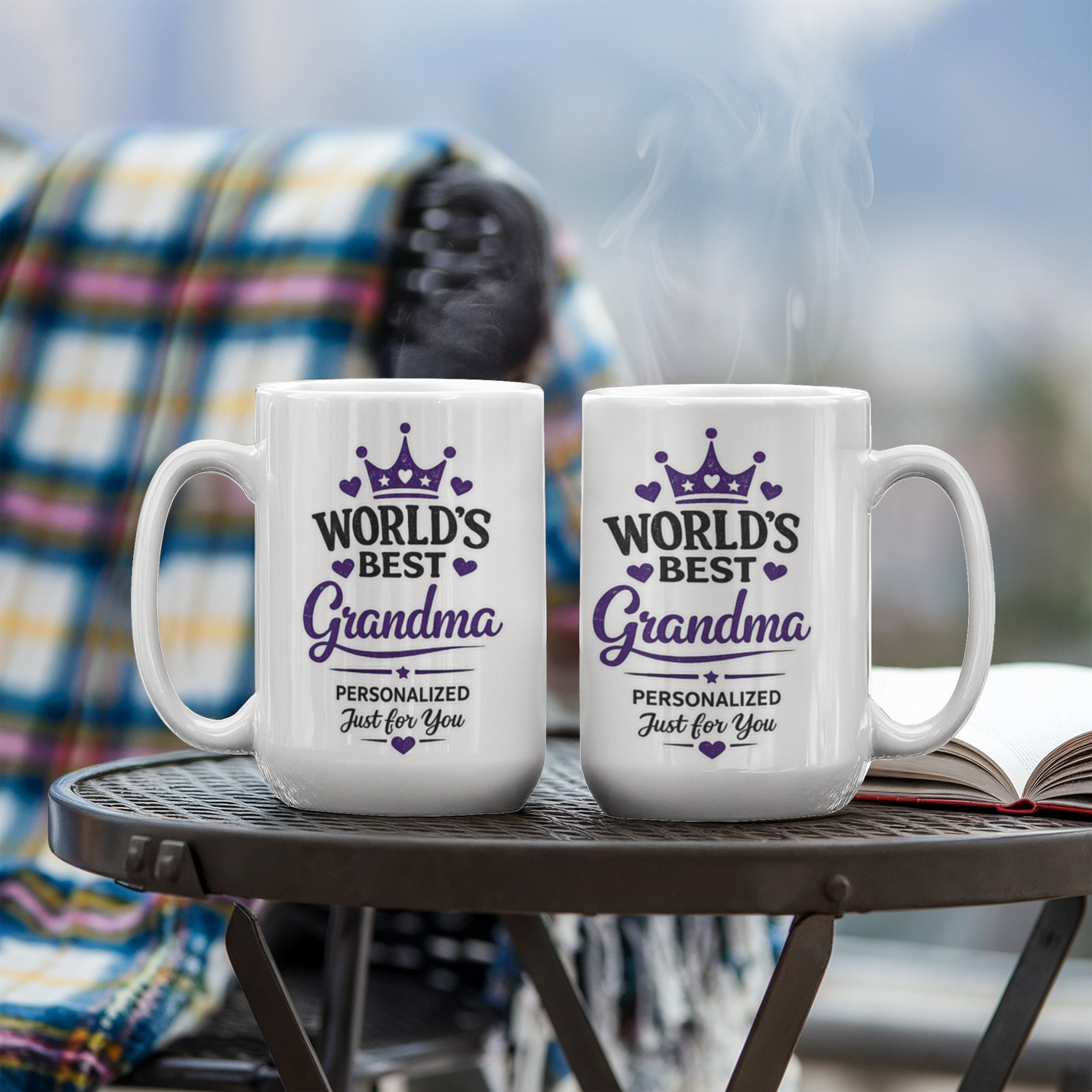 World's Best Grandma Personalized Coffee Mug | Birthday, Grandma Day & Christmas Gift