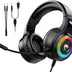 Gaming Headset With Microphone RGB Light